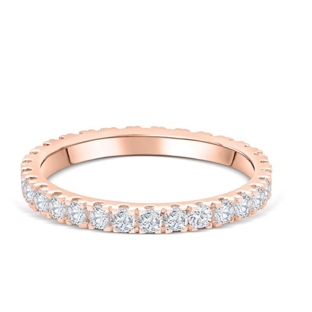 Modern Gents | NWOT | Rose Gold Diamond Alternative Eternity Ring